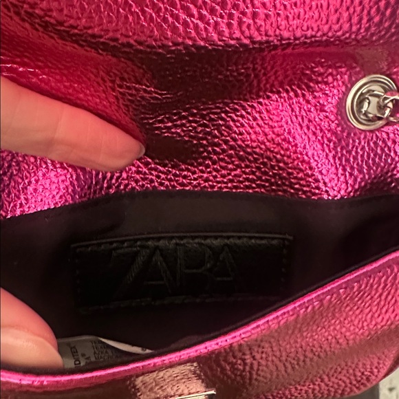 Zara Pink Chain Strap Shoulder Bag - Picture 3 of 3